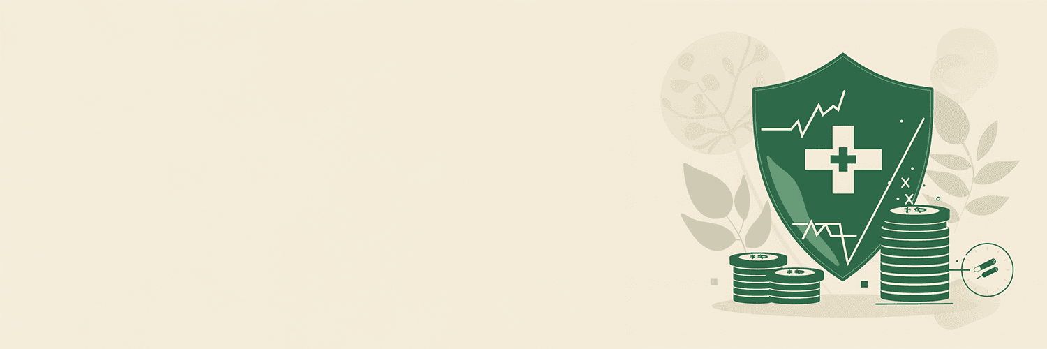 개인사업자 건강보험료 계산기 배경 일러스트